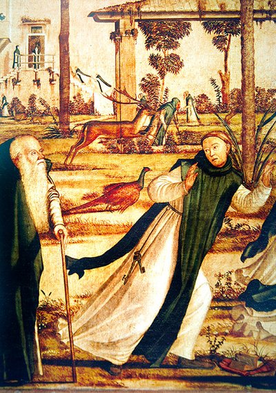 (dettaglio) San Girolamo doma il leone, c.1501-09 da Vittore Carpaccio